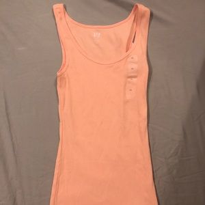 Creamsicle Orange GAP Ribbed Tank Top